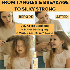 Revatalogy post-bath sealant adds a lightweight shine to kid hair