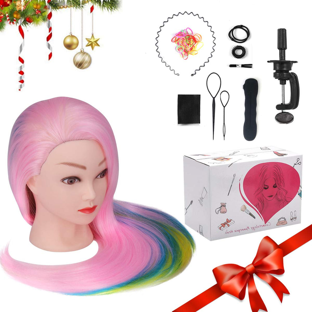 MYSWEETY mannequin head with free table clamp for a stable workstation.