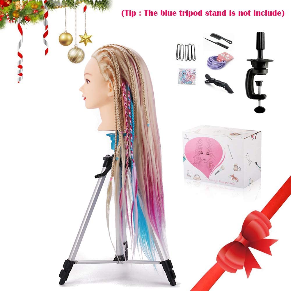 MYSWEETY practice doll head cutting demo for haircut techniques