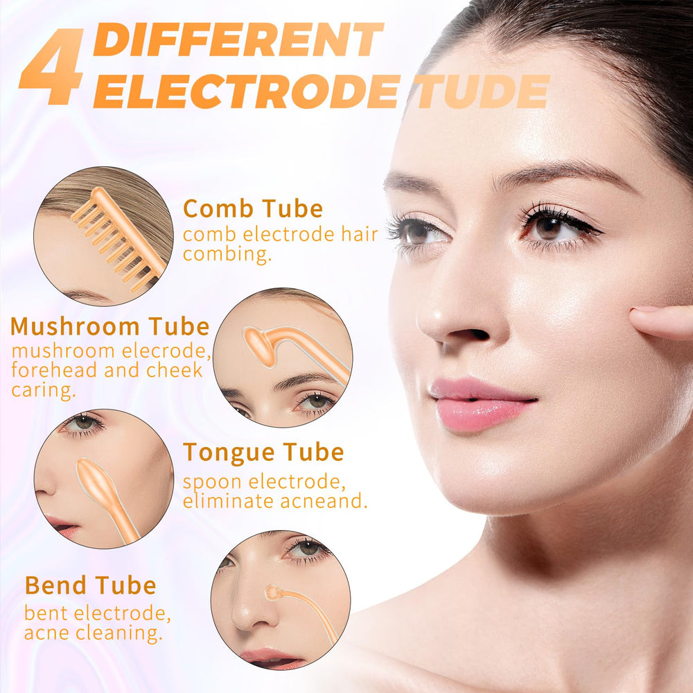MYSWEETY high-frequency wand in hand for easy, on-the-go skincare