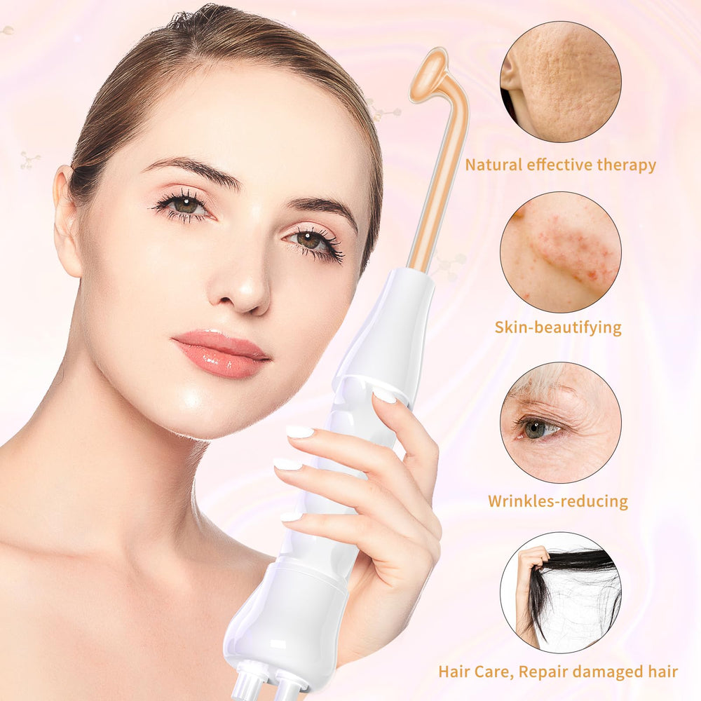 MYSWEETY high-frequency wand side view with ergonomic grip for comfortable use