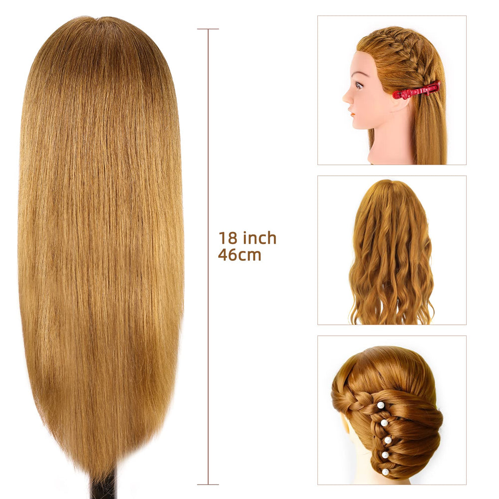 MYSWEETY mannequin head assembly with stand demonstrates sturdy support