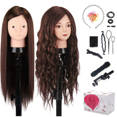MYSWEETY mannequin head close-up hair texture for realistic styling practice