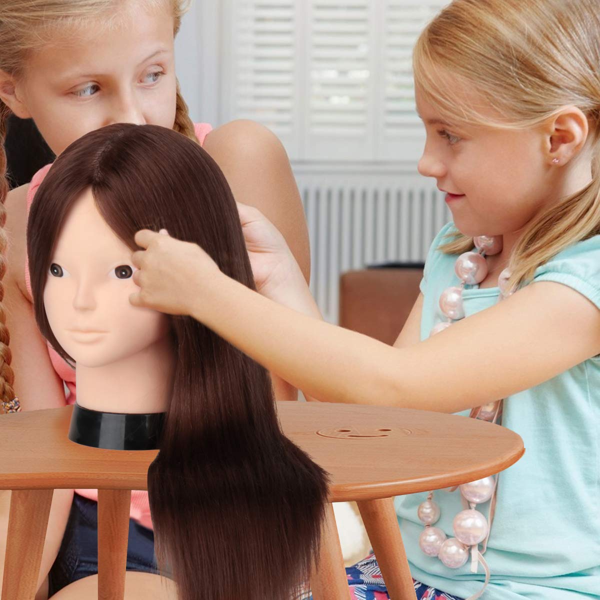 MYSWEETY mannequin head for cutting and styling practice sessions