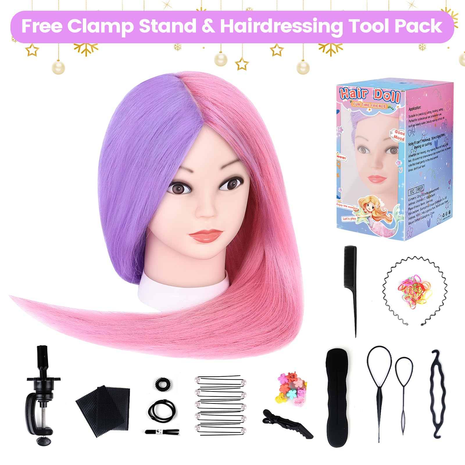 MYSWEETY mannequin head is a thoughtful gift for cosmetology students.