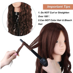 MYSWEETY mannequin head with stand and clips provides secure practice setup