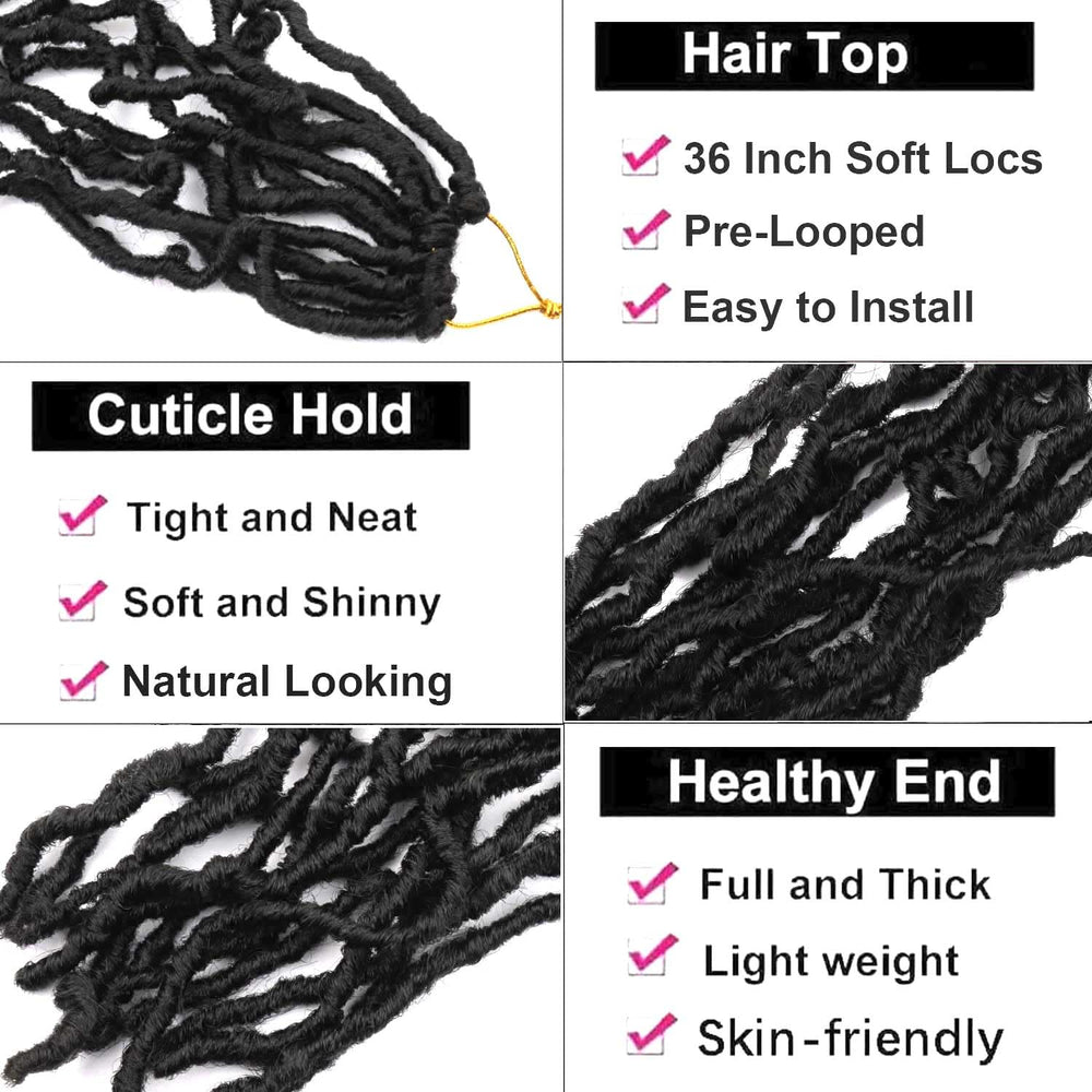 Mytarku soft locs prelooped crochet for quick, beginner-friendly styling