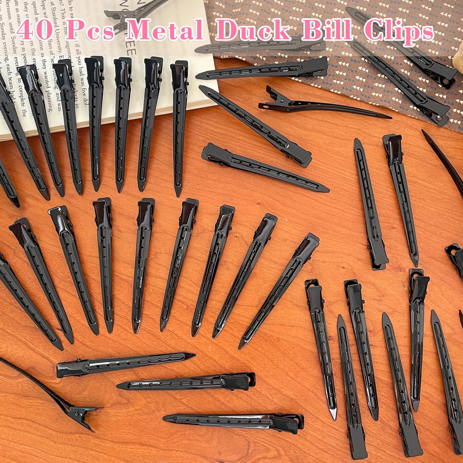 Mythos clips suitable for thick or thin hair for secure hold