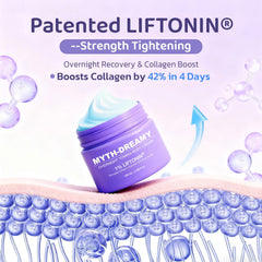 MythosFlow MYTH-Dreamy peptide-texture-closeup highlights the peptide-rich formula for elasticity support.
