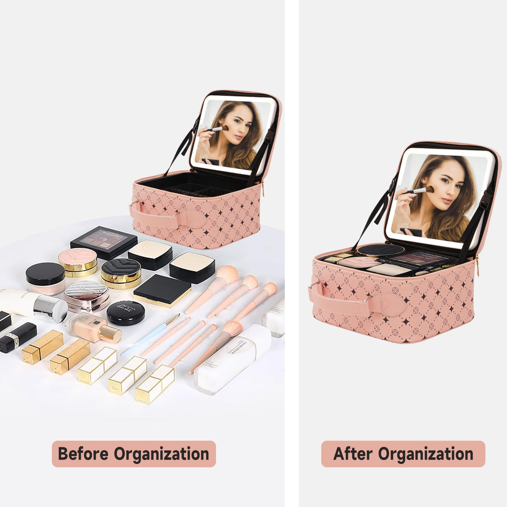 Myuren interior dividers adjustable for customizable cosmetics fit.