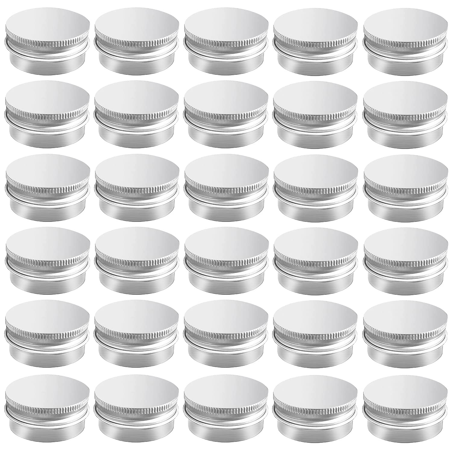 MYYZMY aluminum tin jar, compact 0.5oz, ideal for travel storage.