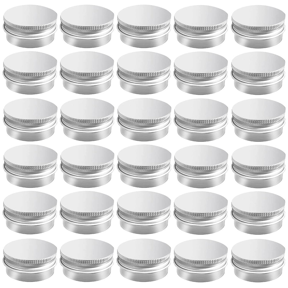 MYYZMY aluminum tin jar, compact 0.5oz, ideal for travel storage.