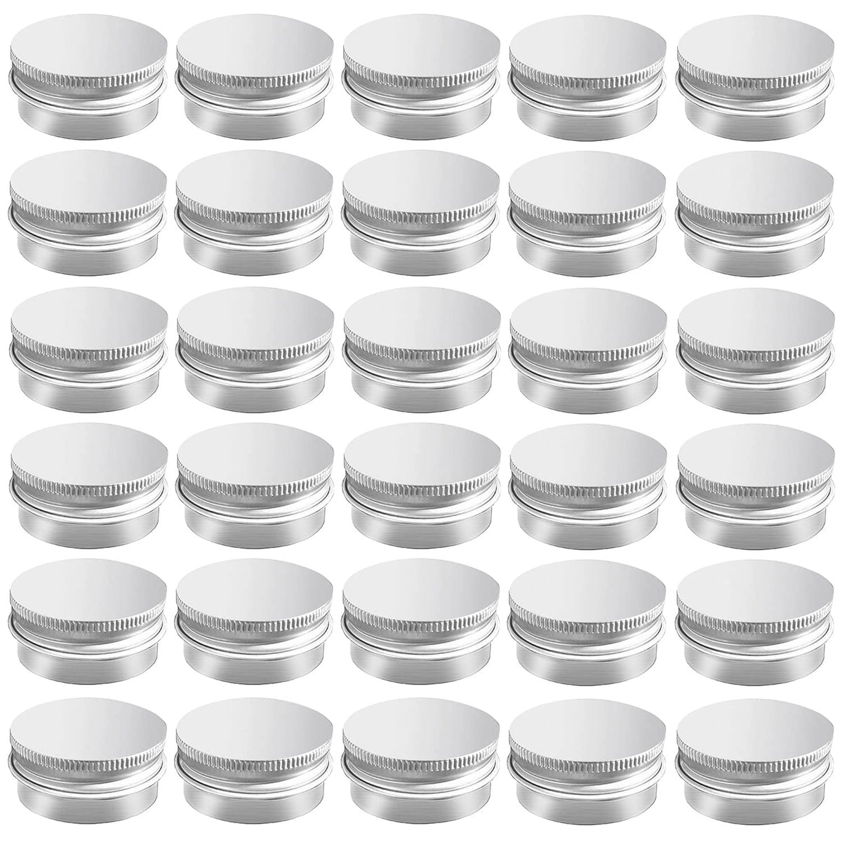 MYYZMY aluminum tin jar, compact 0.5oz, ideal for travel storage.