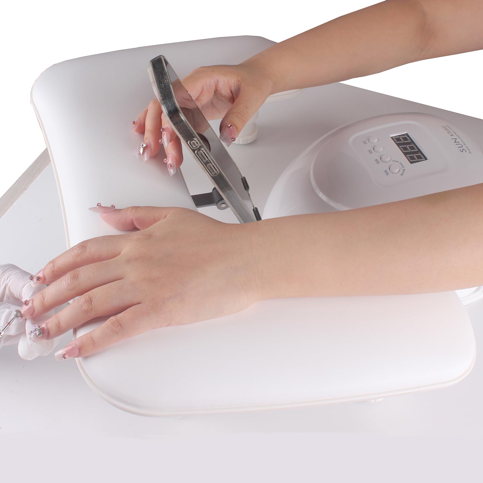 MZCMSL arm rest with 3-level height adjustment for customized comfort.