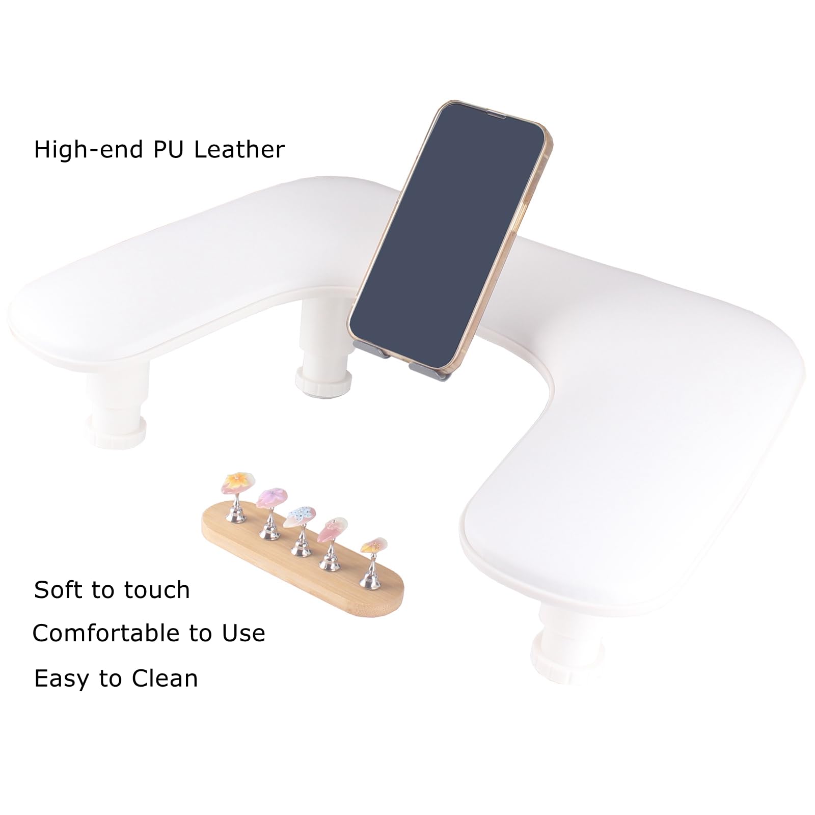 MZCMSL 15° incline ergonomic design for reduced fatigue during nail work.