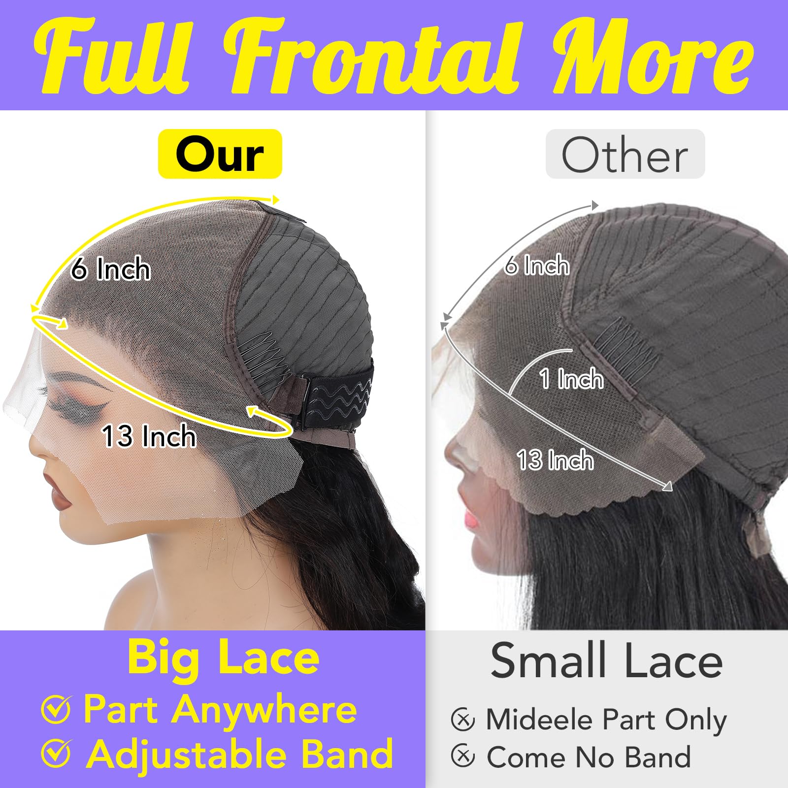 Mziio 200-density straight wig offers luxurious fullness without stiffness