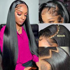 Mziio Brazilian virgin hair 32in side-part demonstrates versatile styling options