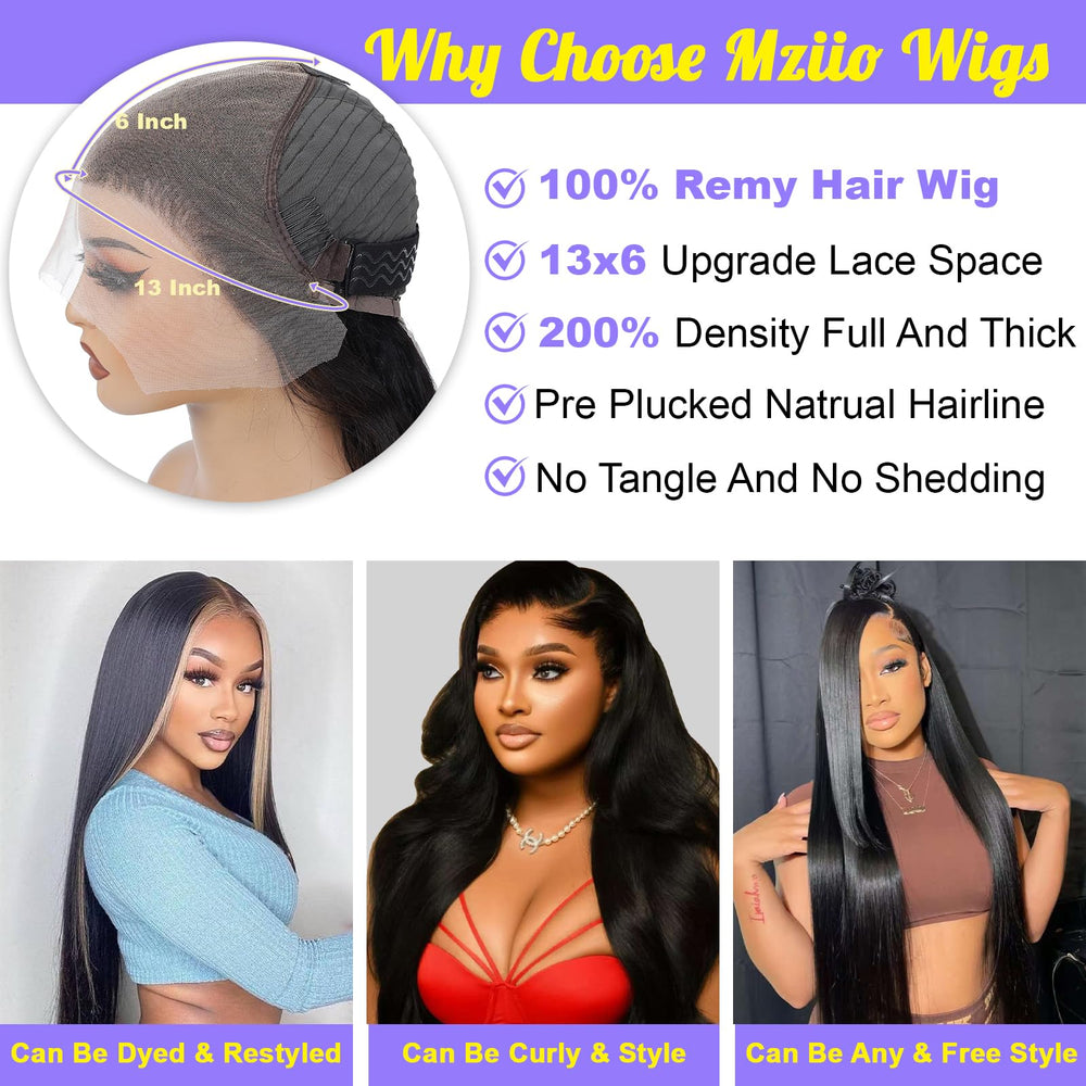 Mziio glueless cap adjustable-band ensures secure, comfortable wear