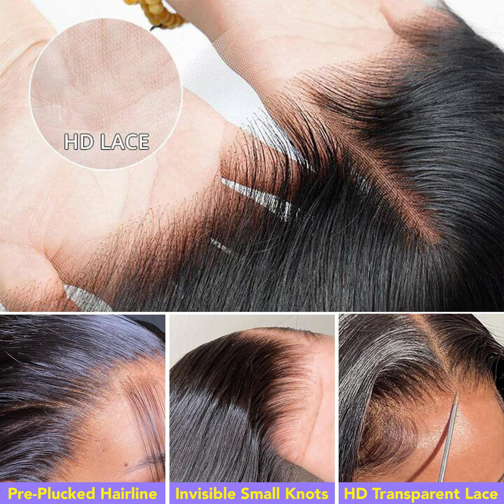 Mziio natural-color straight human hair for effortless dyeing and styling