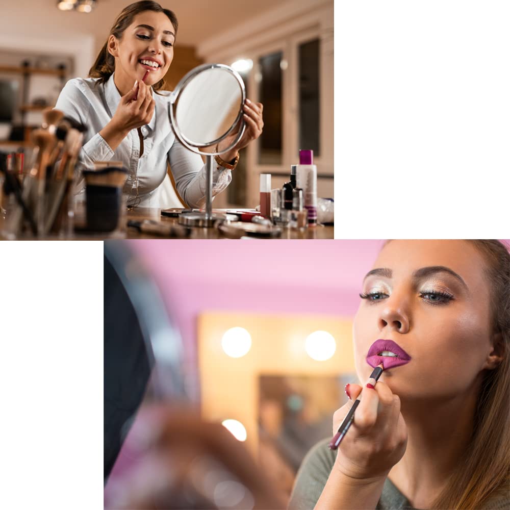 NABI lip liner pencils wear-test scene demonstrates long-lasting color.