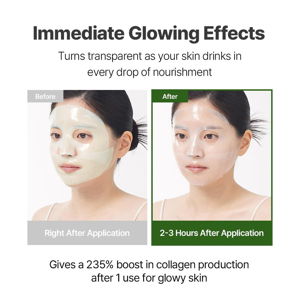NACIFIC Collagen Gel Mask two-hour boost – fast hydration.