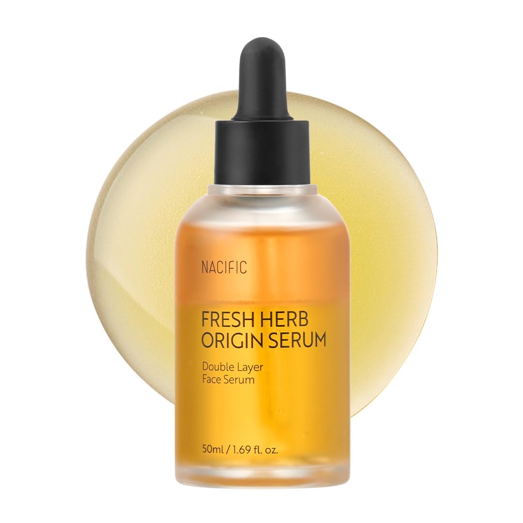 NACIFIC Fresh Herb Origin Serum bottle closeup highlights dual-phase hydration for oily skin