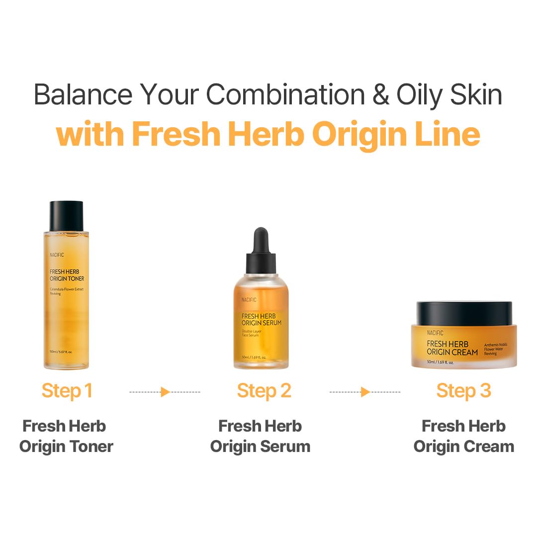 NACIFIC Fresh Herb Origin Serum botanical oils image suggests nourishing glow to skin barrier