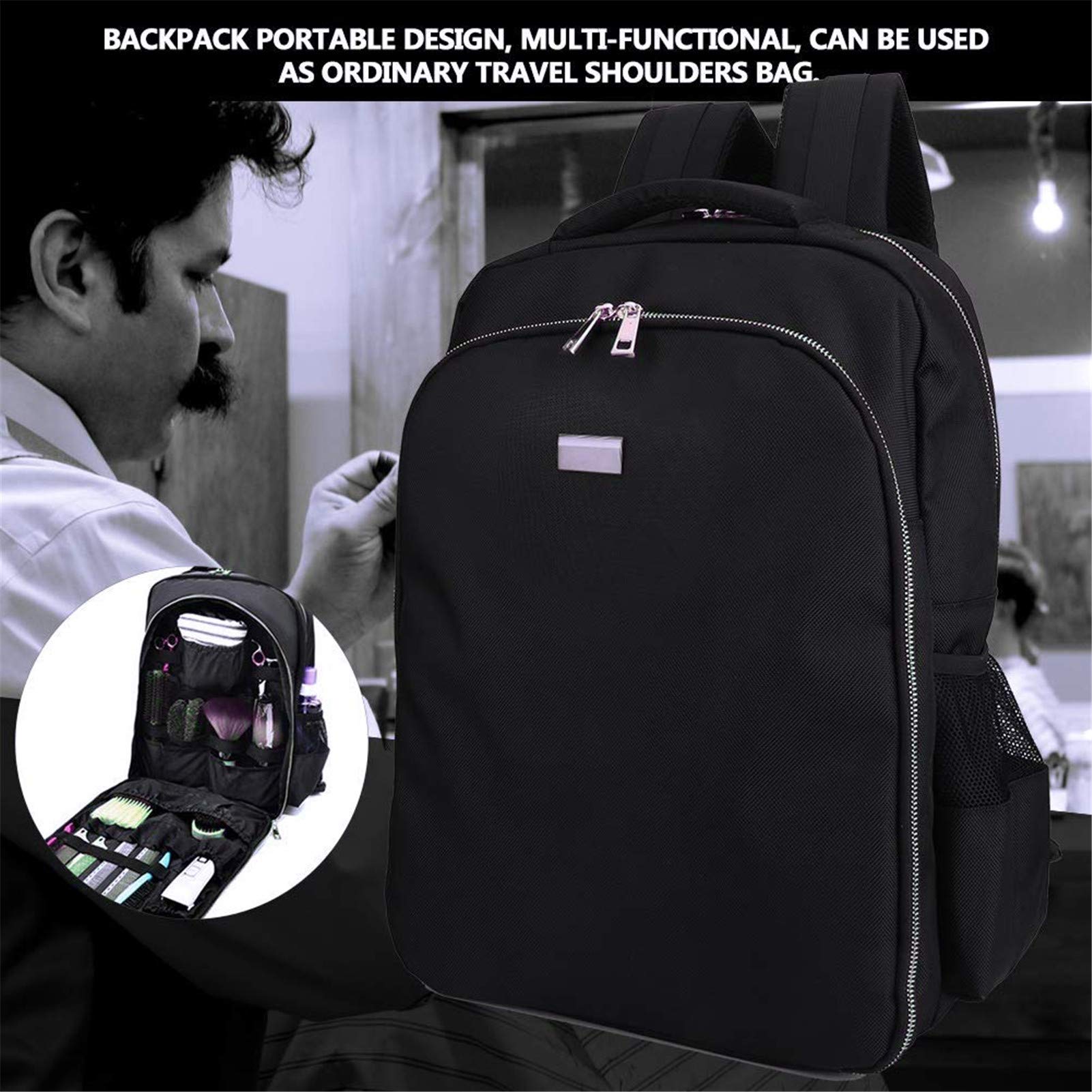 NADAENMF cosmetology bag waterproof canvas protects gear in any weather