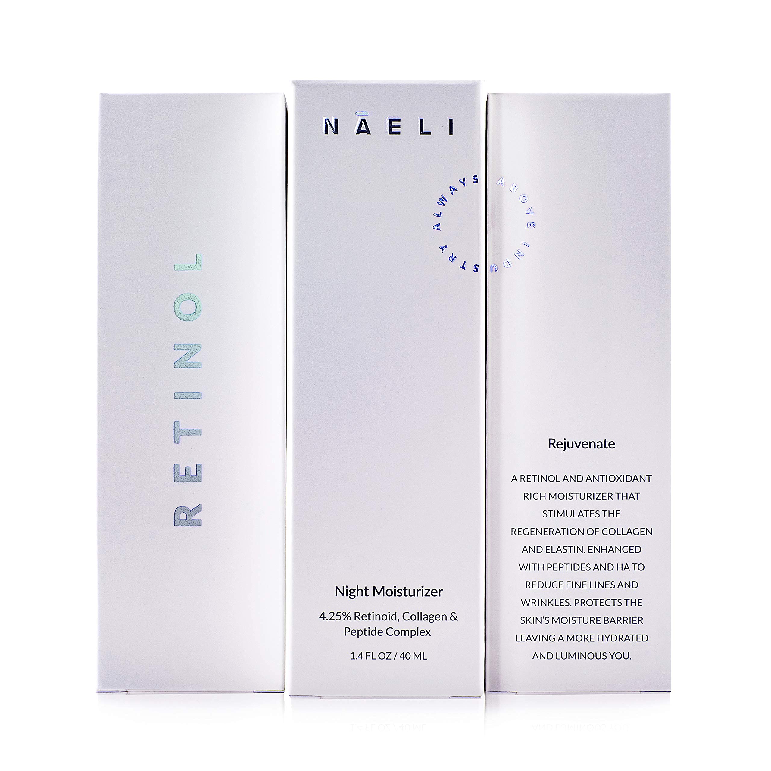 NAELI cruelty-free Leaping Bunny badge on packaging signals ethical skincare.