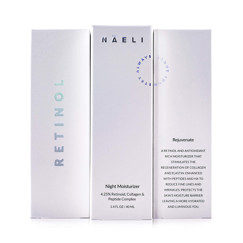 NAELI cruelty-free Leaping Bunny badge on packaging signals ethical skincare.