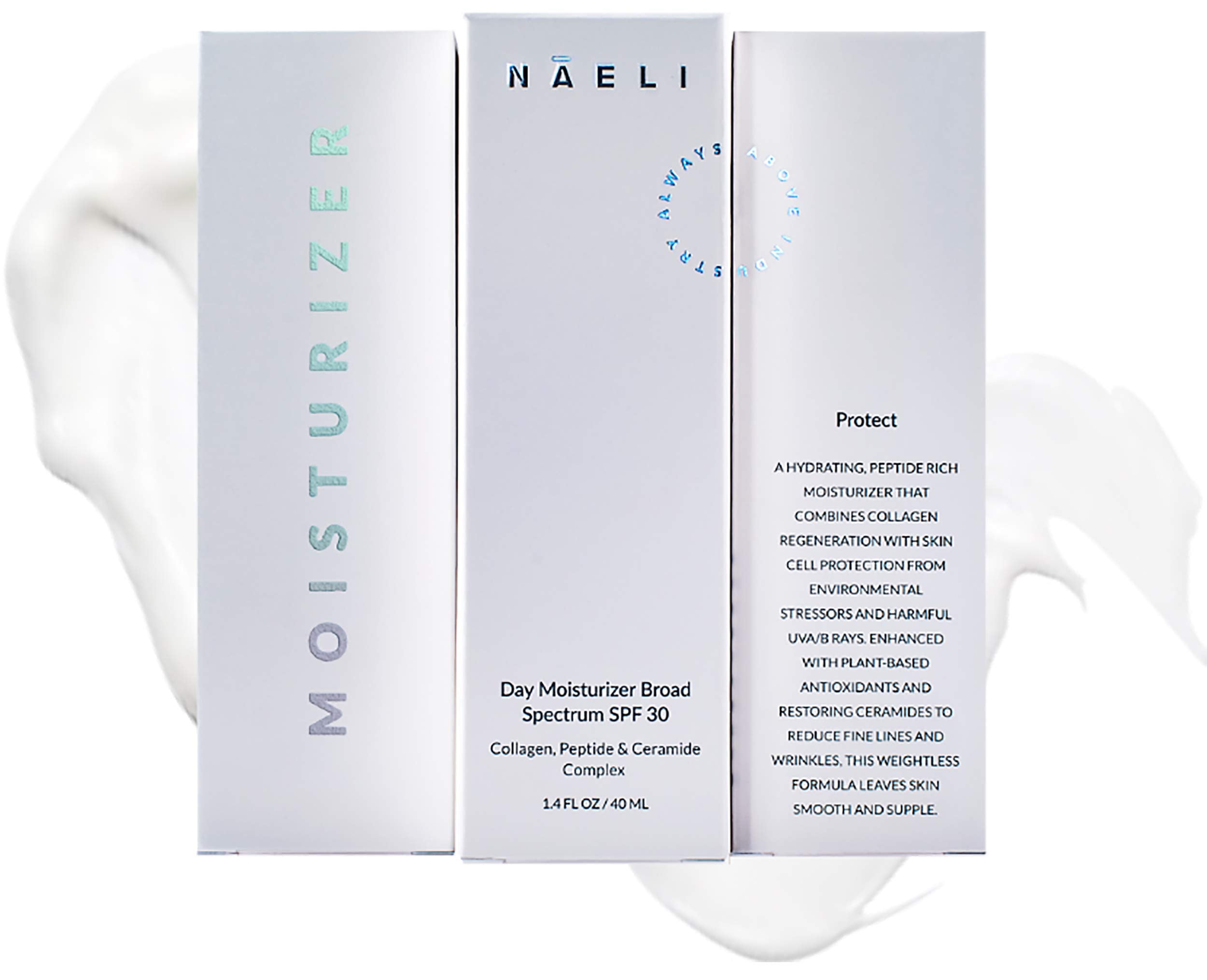 NAELI swatch shows a subtle glow and hydrated skin after application