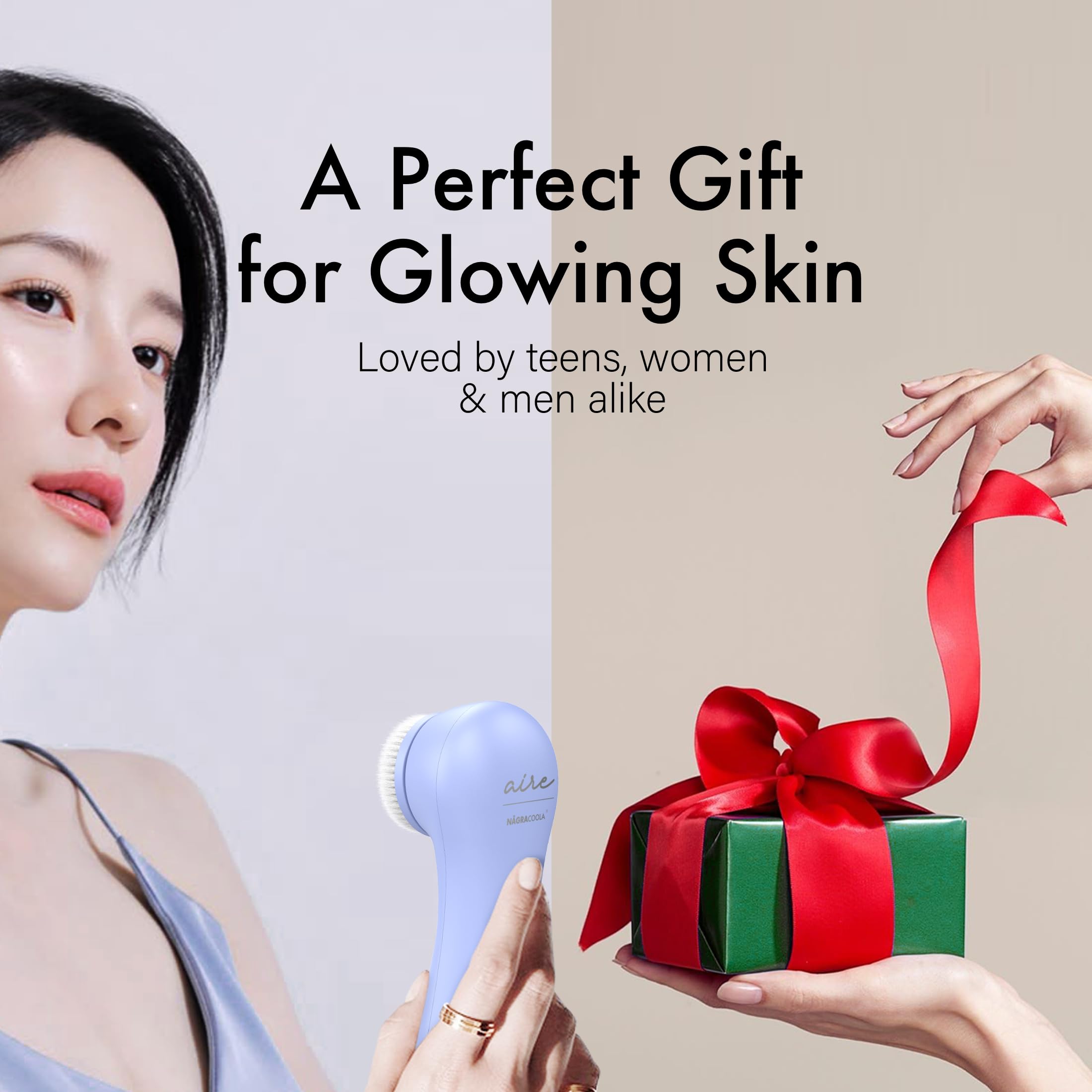 NågraCoola gift-ready brush for teens and adults.