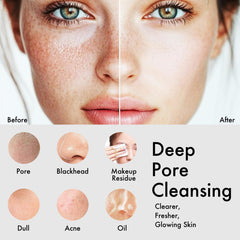Two brush heads from NågraCoola for daily cleansing and gentle exfoliation.