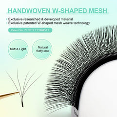 NAGARAKU Premade fans easy to pick and fan, ideal for fast salon service