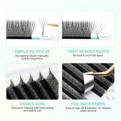 NAGARAKU Soft natural-volume lashes deliver fluffy look with gentle base