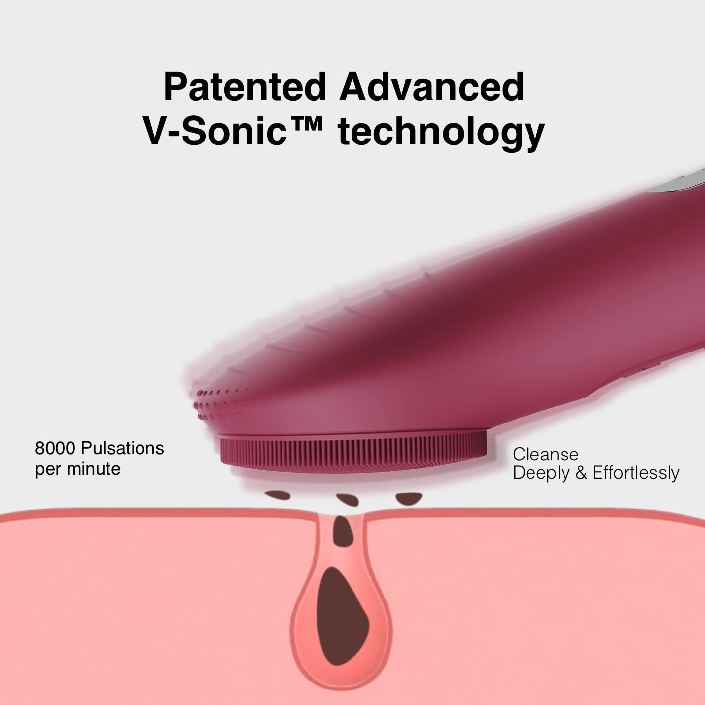 NågaCoola Face Scrubber waterproof-design showcases shower-friendly cleansing