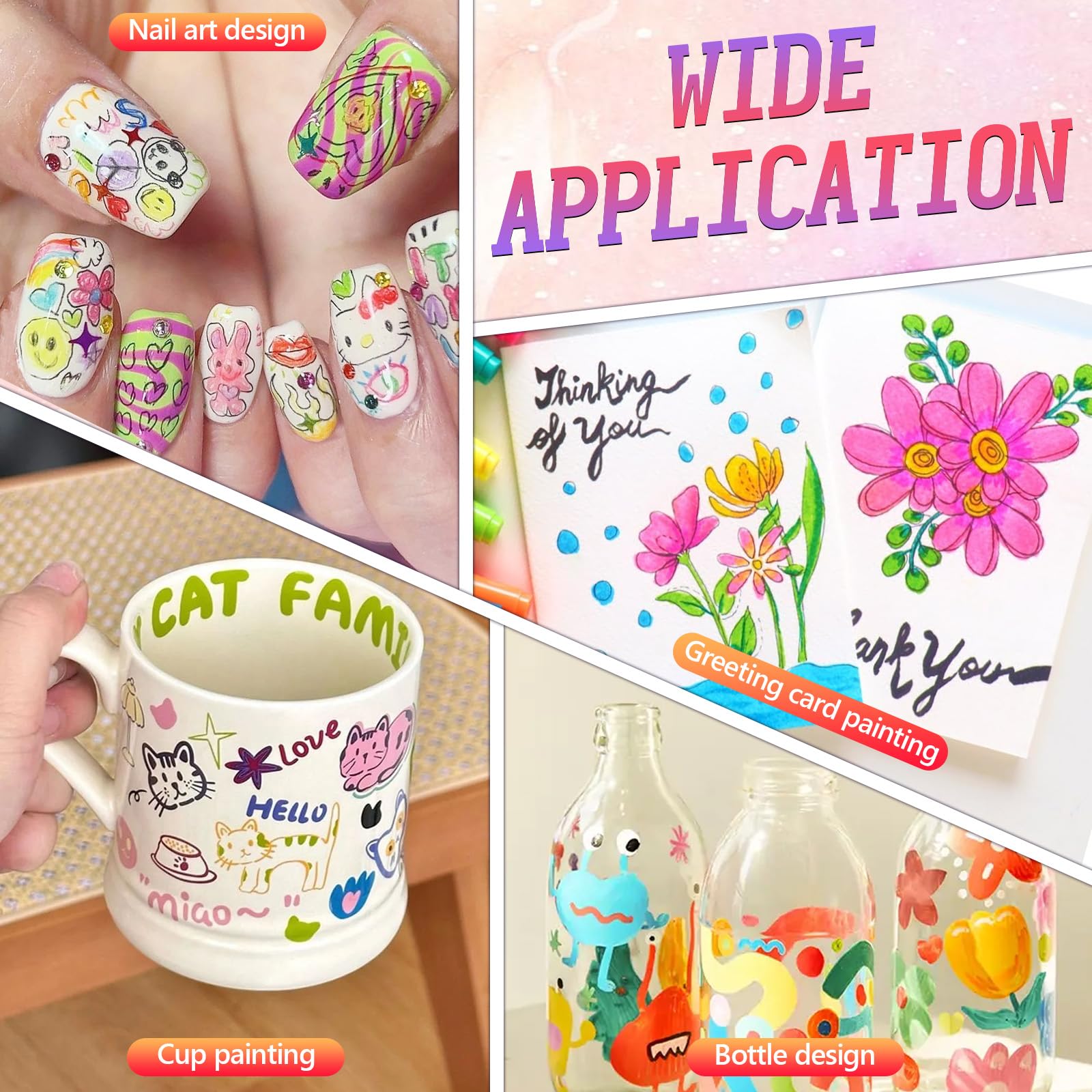 Easy-to-use Nail Art Pens marker for quick designs