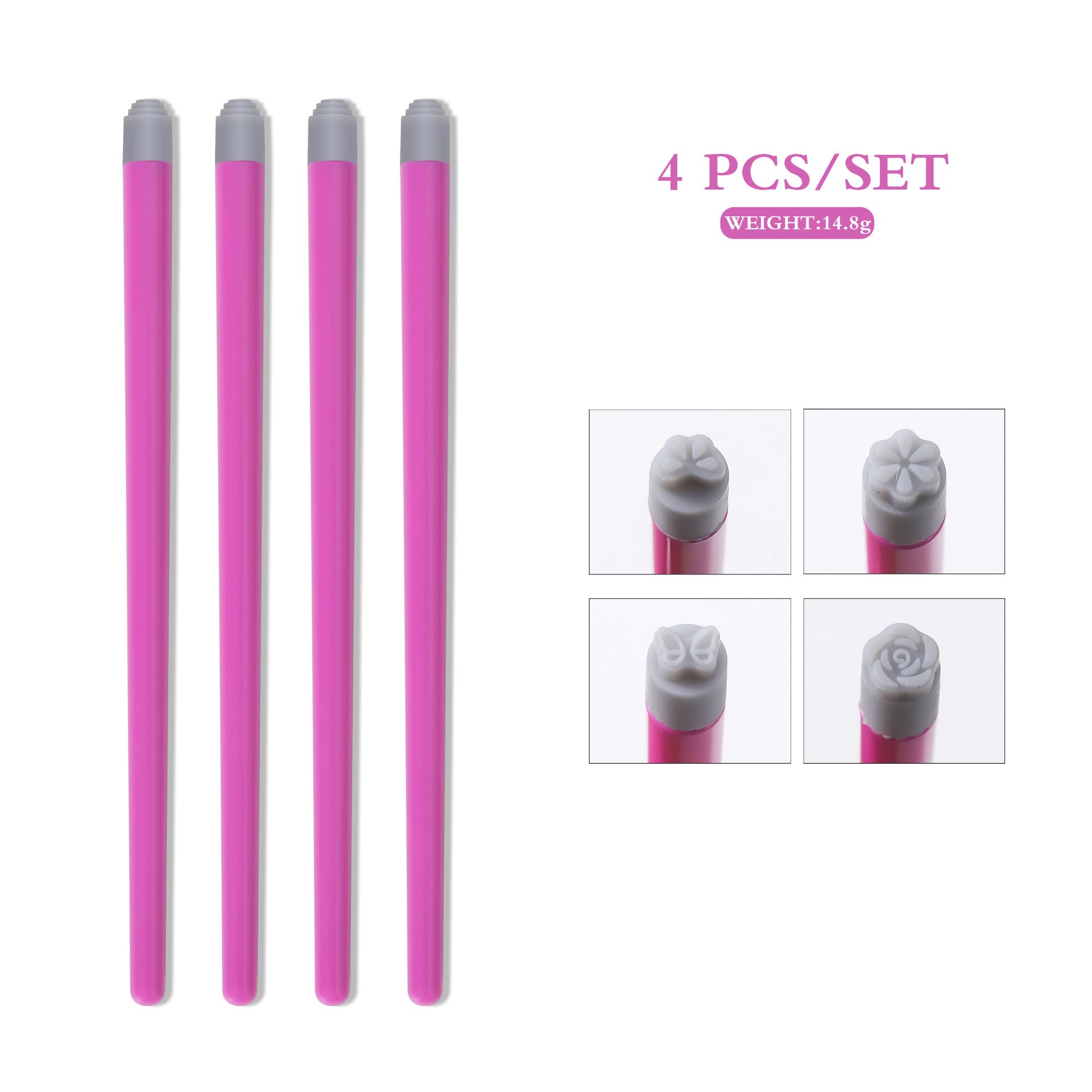 Nail-art-stamp-pen-set-easy-application: Stamp-on-nails method simplifies complex patterns for beginners.