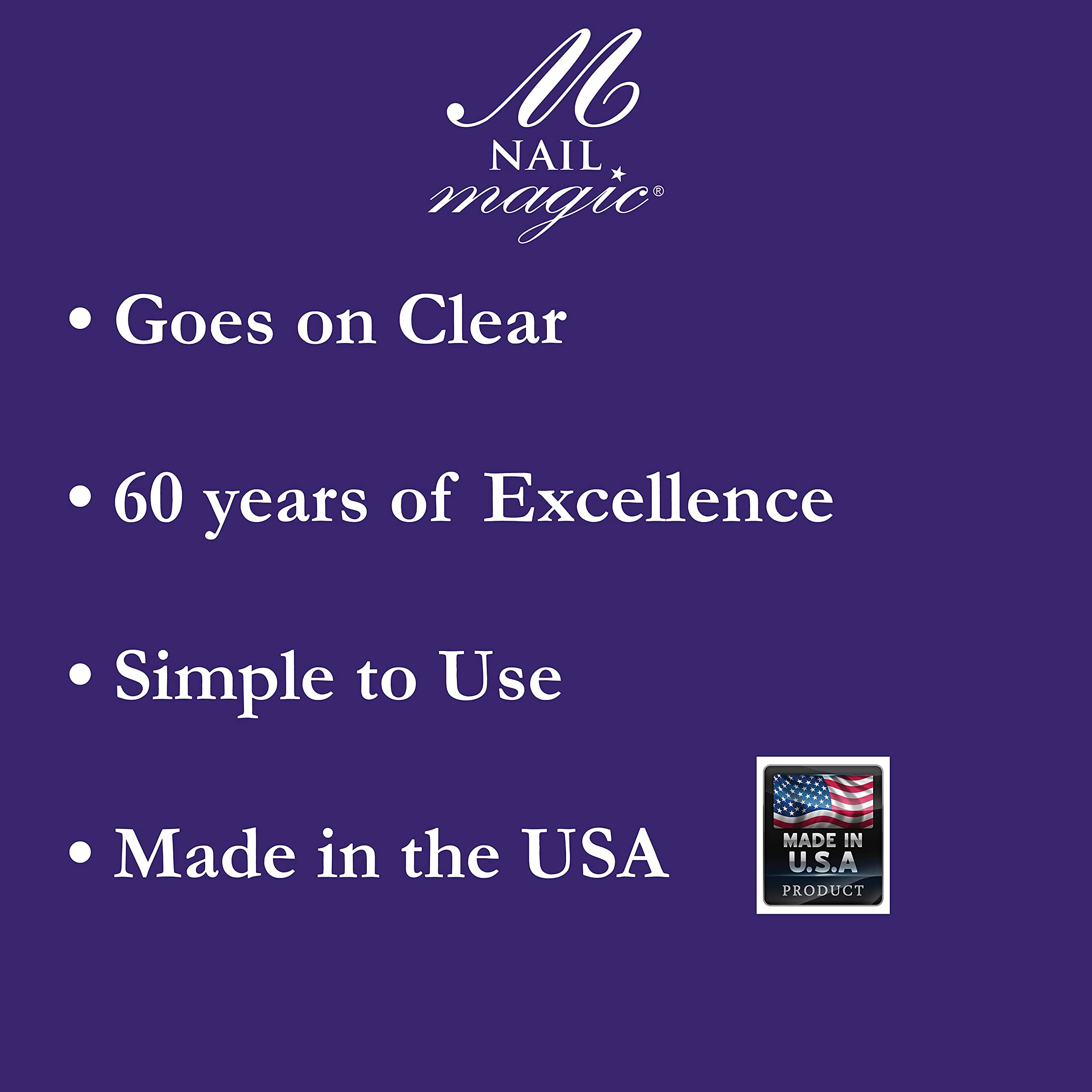 Nail Magic logo communicates 50 years of professional trust