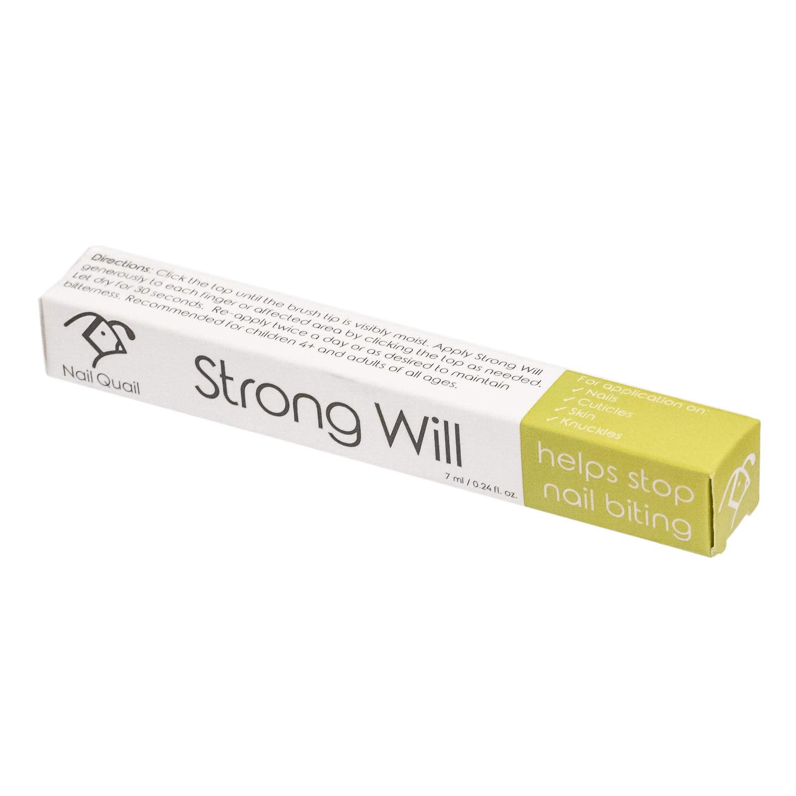 Nail Quail Strong Will gluten-free vegan-friendly formula.