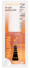 Nail Tek Formula 2 bottle front view, protein-enriched strengthener for soft nails.