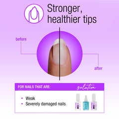 Nail Tek Formula 4 Xtra brush in action demonstrates hydration and flexibility benefits.