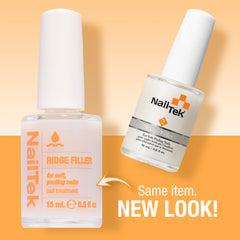 Aplicador suave de Nail Tek Ridge Filler Formula 2 para cobertura precisa