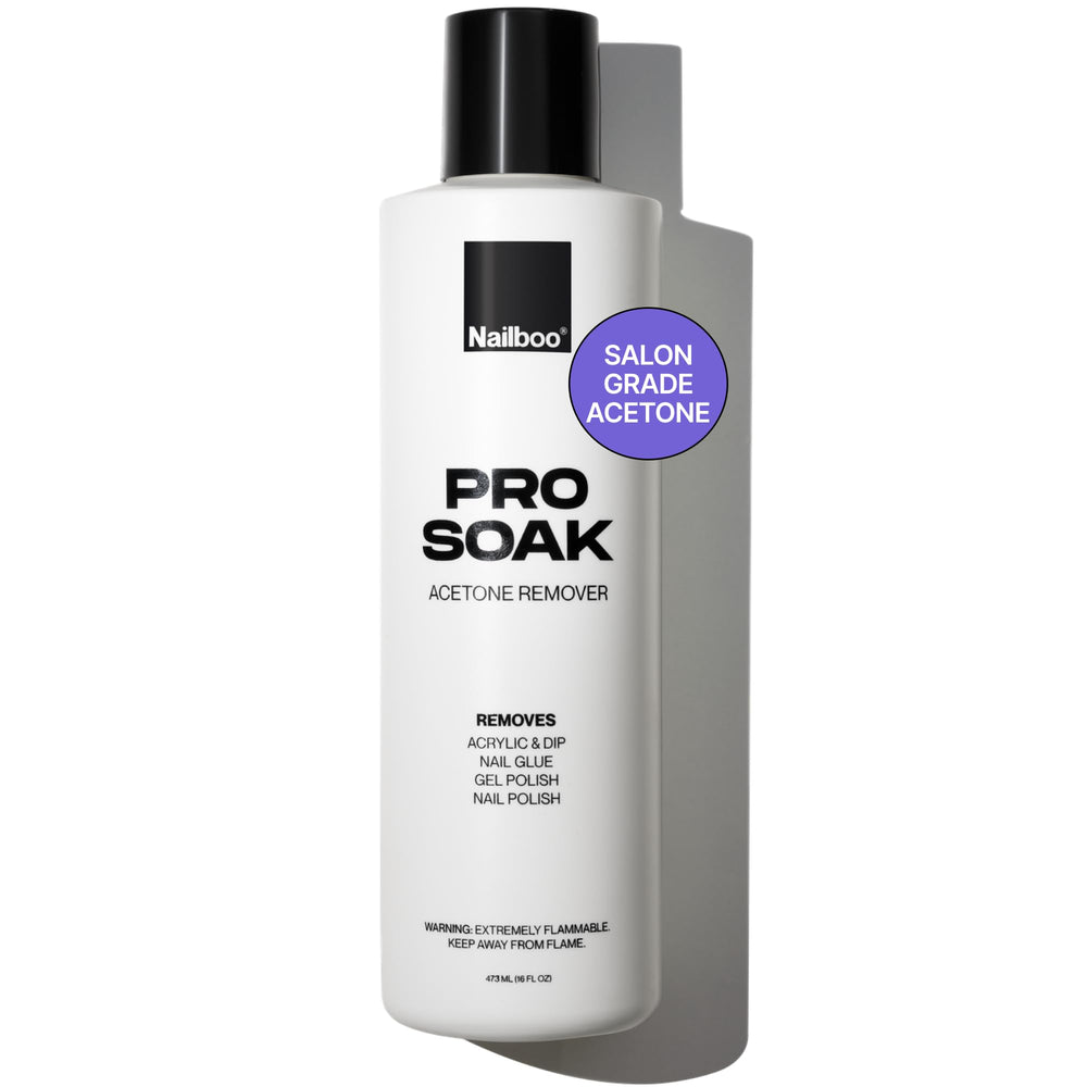Nailboo 100% acetone bottle pour for quick polish removal
