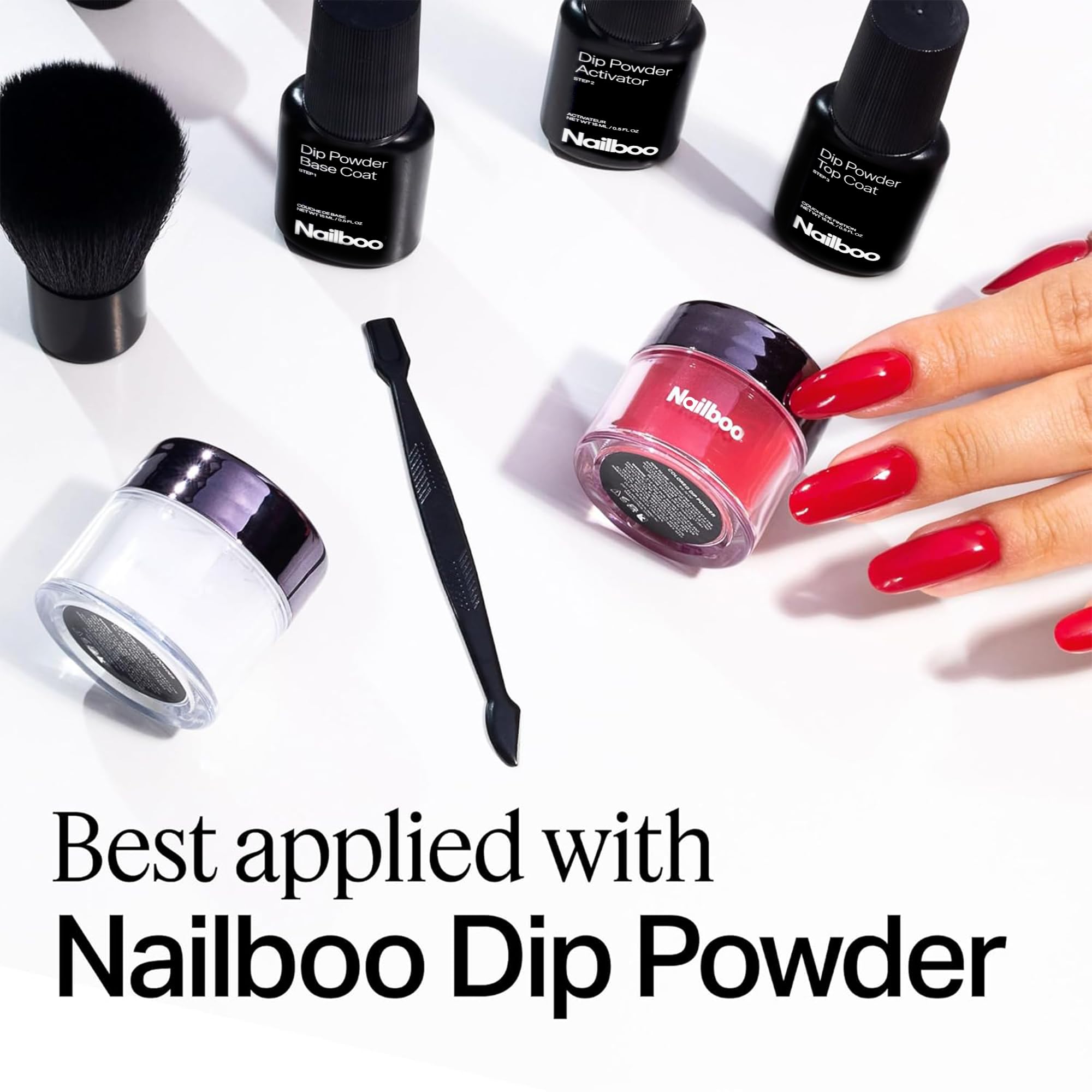 Nailboo beginner-friendly steps for easy, confident nail dipping.