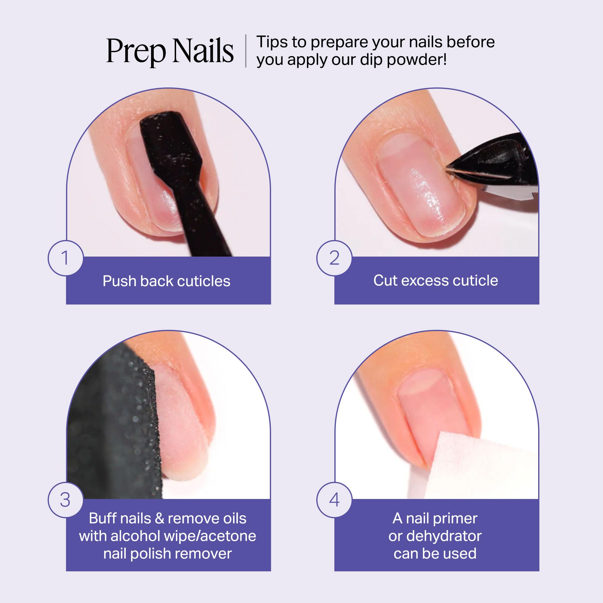 Nailboo brush for precise powder application