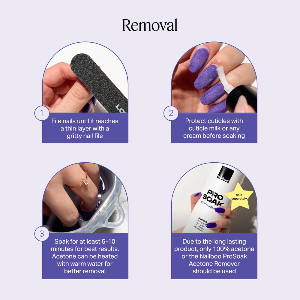 Nailboo cuticle pusher prepping nails for best dip results