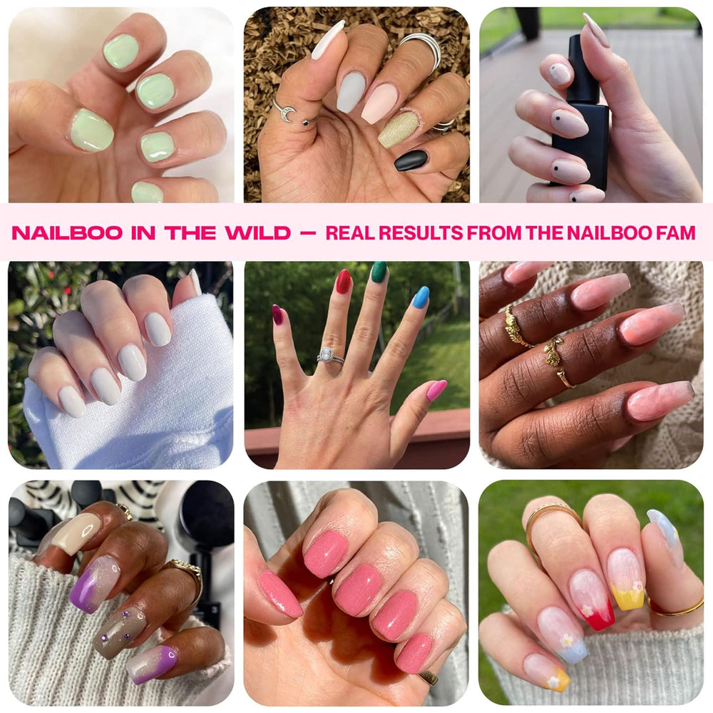 Nailboo four-way file for shaping and finishing nails