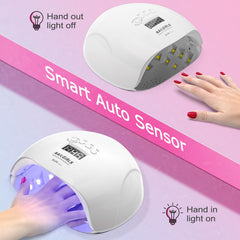 NAILGIRLS detachable magnetic tray expands space for toes and nails.