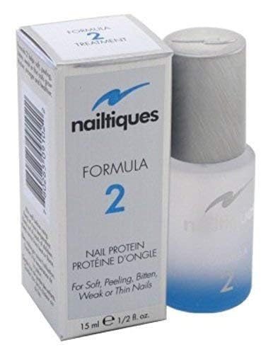 Nailtiques Formula 2 base coat alternative use demonstrates standalone strength.